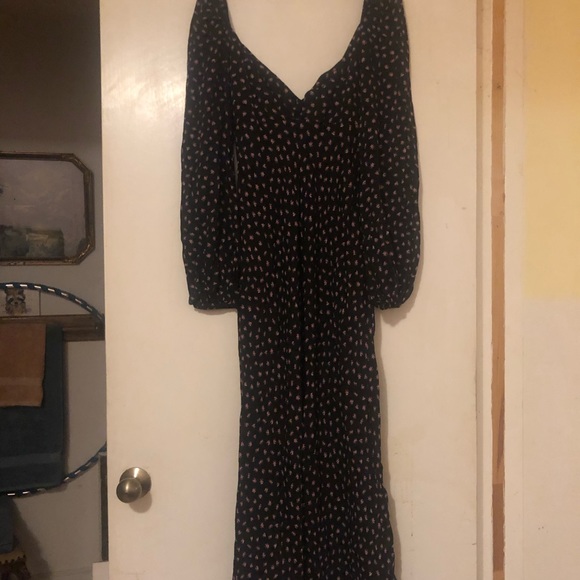 AFRM Trixie ballon sleeve floral maxi dress xs - Picture 5 of 7